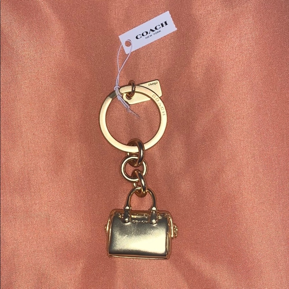 NWT COACH PURSE KEYCHAIN!